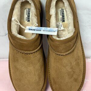 NEW-Cushionaire Memory Foam-Women-Tan Suede Leather Sandals.Sz-8M.China